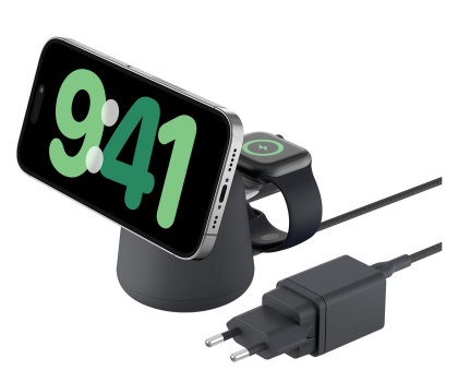 Ładowarka i akumulator Belkin Ładowarka 3w1, magnetyczna Qi2 15W, do iPhone, AppleWatch, A